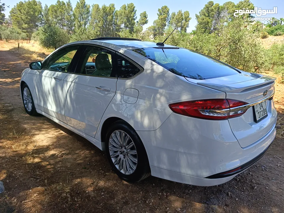 فورد فيوجن تيتانيوم 2018 Ford Fusion Titanium white  اعلى مواصفات نظيفه جدا استخدام شخصي ماشيه 96000