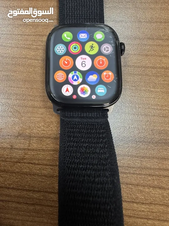 ‏Apple Watch Series 10 (GPS) Aluminum 46MN ساعة ابل سيريس 10 قياس 46