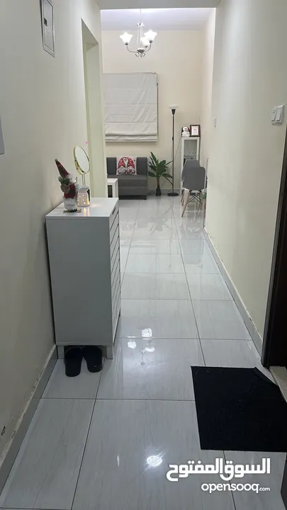 AED 4500 FULLY FURNISHED 1BHK FOR FAMILY or Ladies