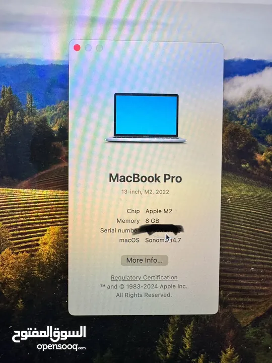 Mac book pro m2 2022