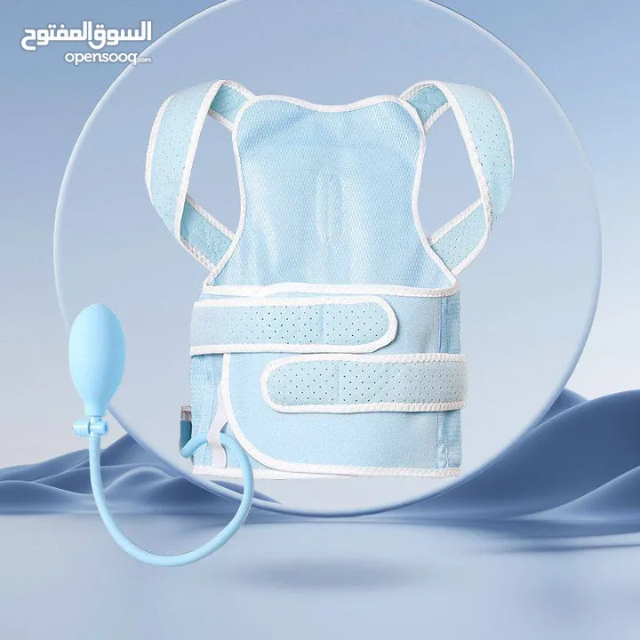 حزام تصحيح الظهر الهوائي الاصلي متوفر بلونين ازرق وزهري الحل الأمثل لتحسين استقامة الظهر ونحت