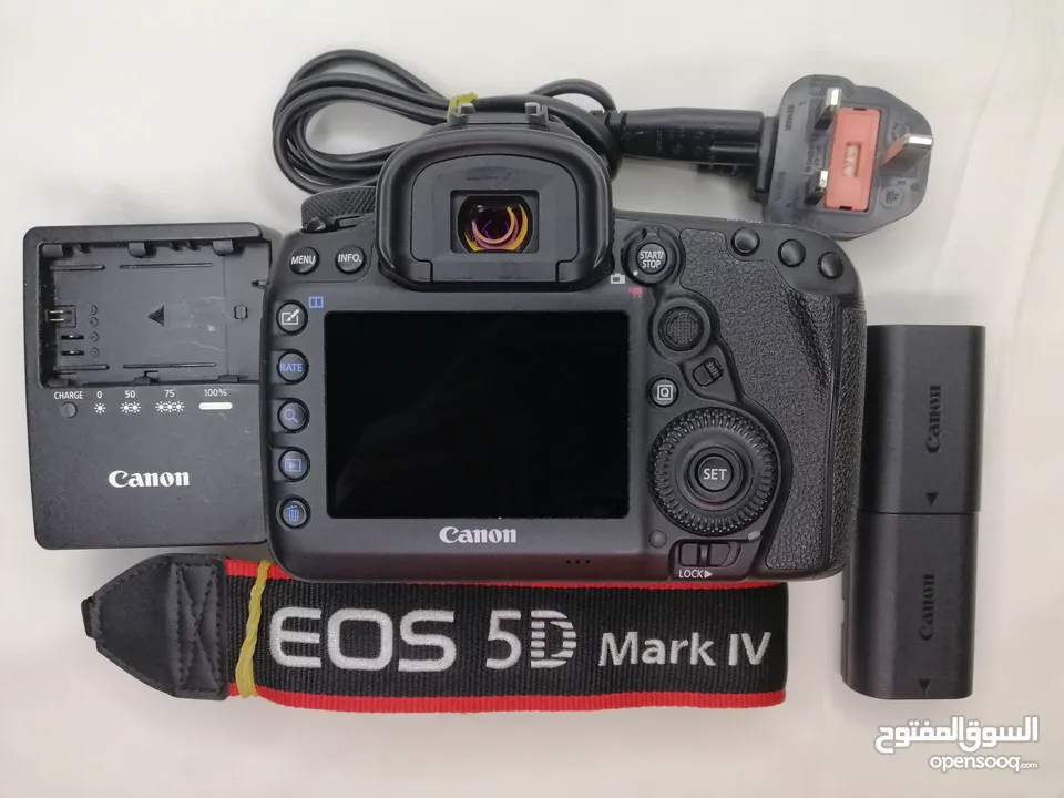 للبيع كامير canon 5d mark 4 -عداد الشتر 27 الف. -الكاميرا وكالة نظيفة جدا استخدام شخصي. (شنتة+بطارية