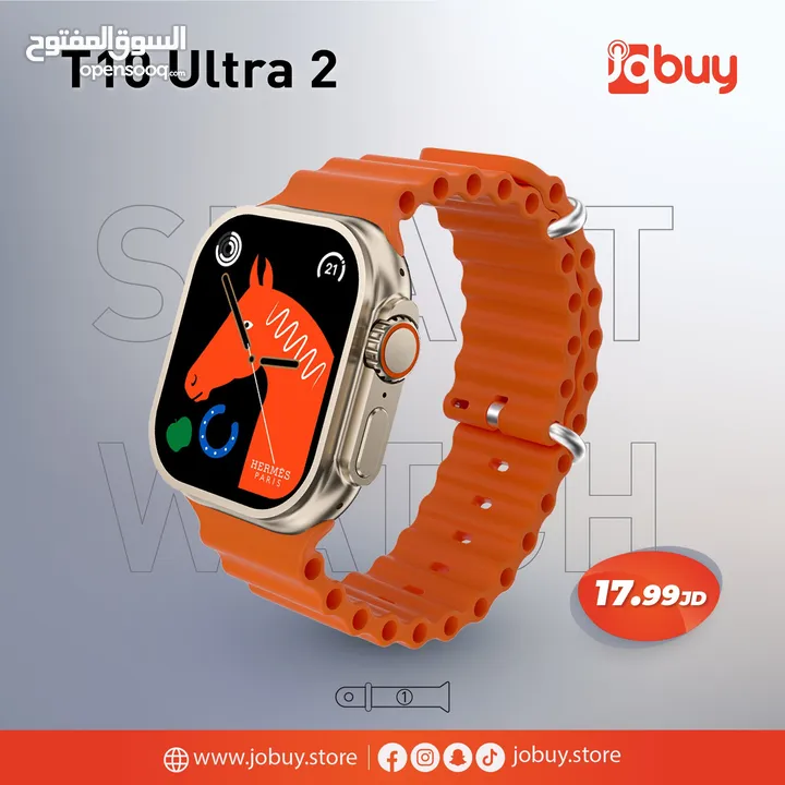 ساعة ذكية T10 Ultra 2