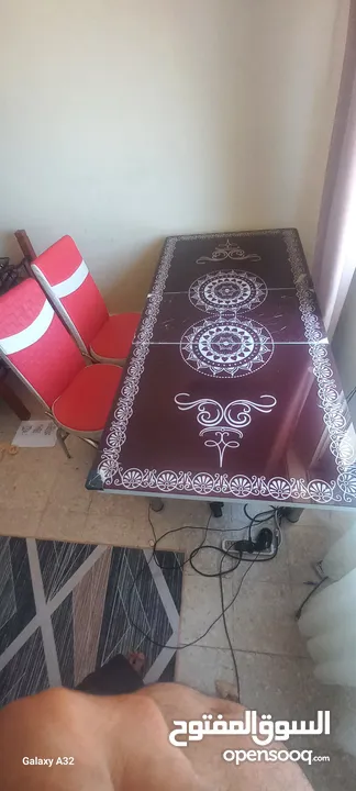 طاولة سيكوريت تركي مع 6 كراسي