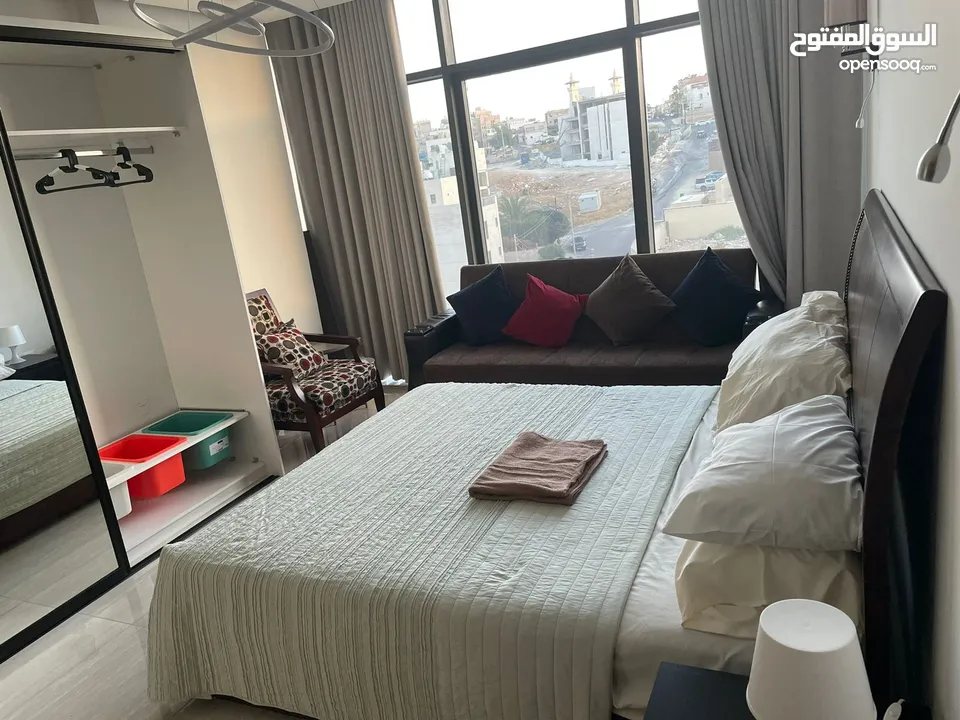 شقة مفروشة فاخرة في أرقى واجمل مناطق عبدون اعلان رقم (O398)