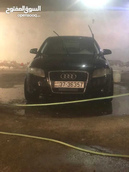 اودي A4 موديل 2007  صبانة كاملة وتغير ماتور لساتو ما نزل على الترخيص السبارة بالصلاه على النبي