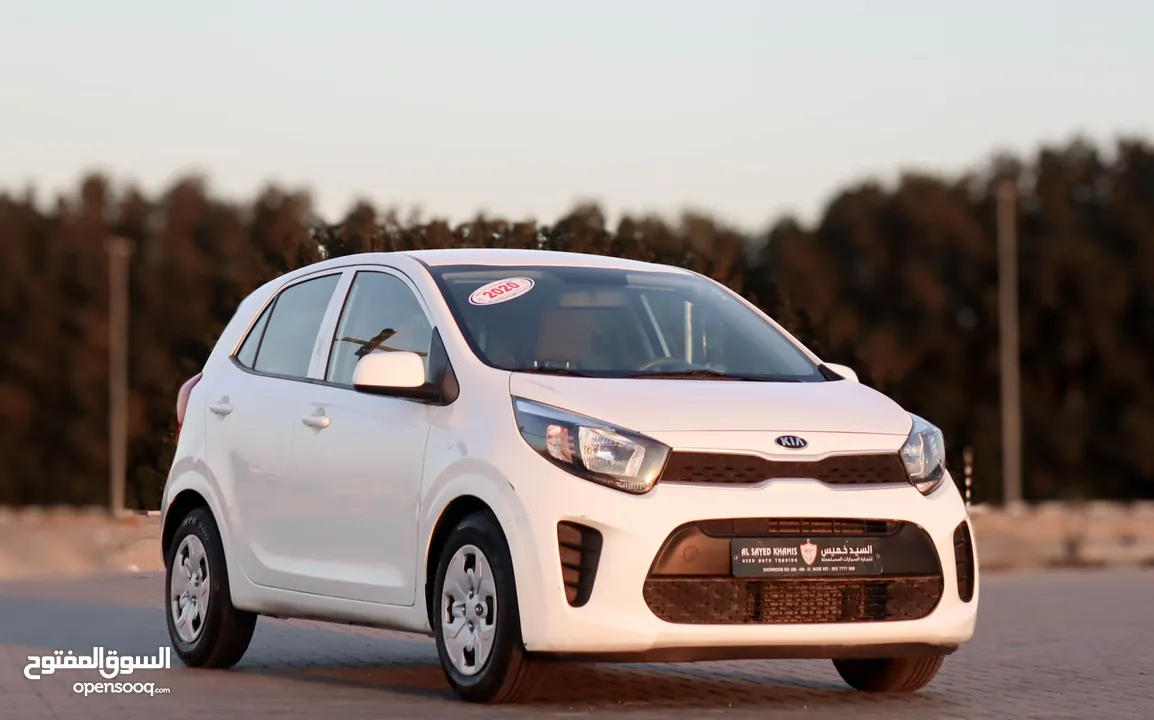 Kia Picanto 1.2L 2020 GCC accident-free, in excellent condition 359 P.M