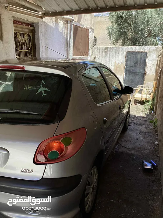 بيجو 206 للبيع بسعر مغري فحص 3 جيد الفحص مرفق بالصور.
