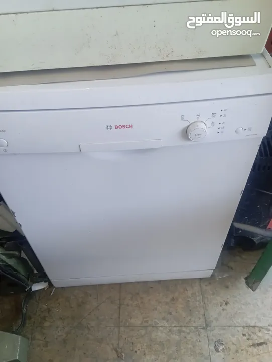جلاية صحون Bosch + نشافة ملابس Lenco