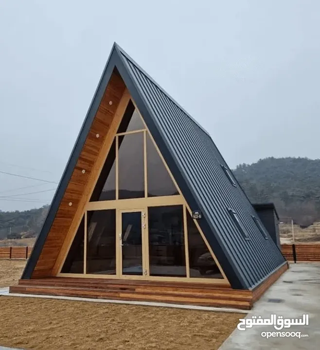 تصميم وتنفيذ البيوت الخشبيه للاستراحات السياحيه والمزارع الخاصه
