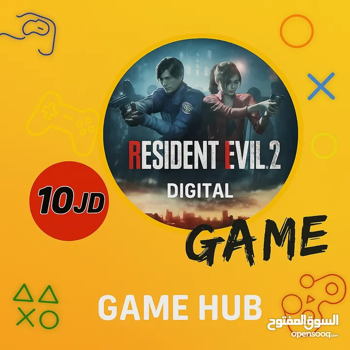 “للبيع حساب Resident Evil 2 Remake  نسخة كاملة  جاهز للعب فوراً  السعر مناسب"