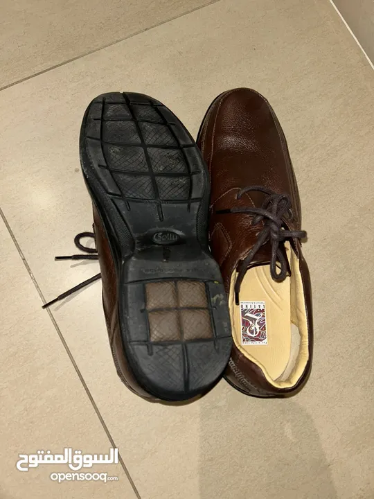 Brown leather shoes original brand new only wore one time