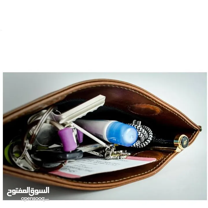 حقيبة يد نسائية ماركة time resistance امريكية مصنوعة من الجلد الطبيعي
