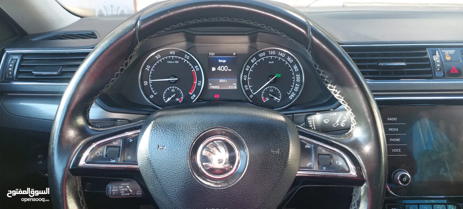 اسكودا سوبير 2019 4/4 قوه 2000 بتجي 280حصان