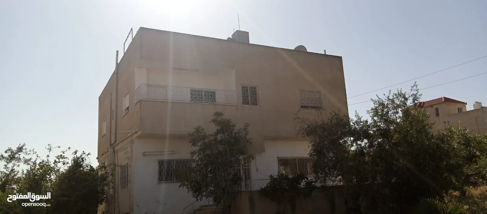 منزل مستقل للايجار في المزيريب بني كنانة الشارع الرئيسي
