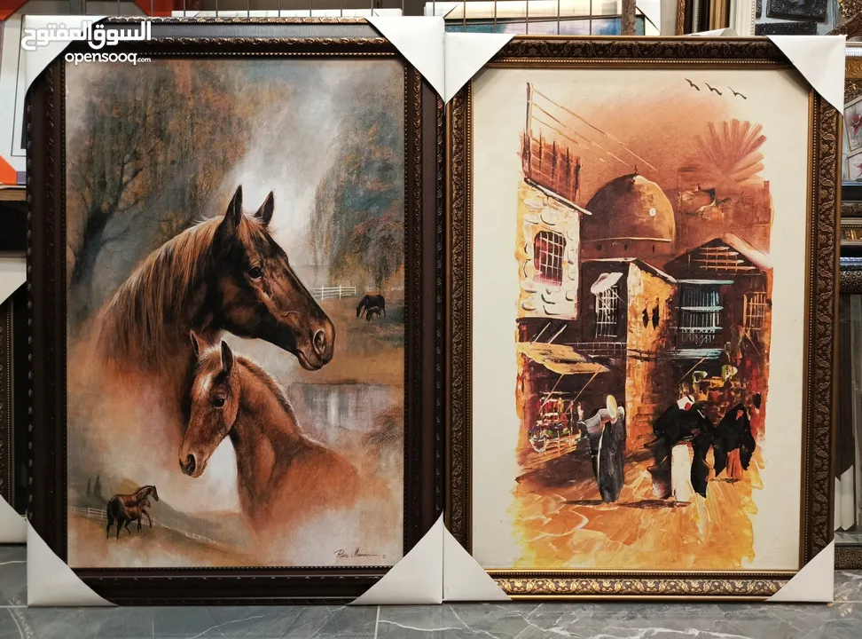 براويز وتعليقات وحائط بأقل الاسعار لوحات رسم مرايا غرف سفرة وصالونات وجلوس وأدوات المنزلية يدويا