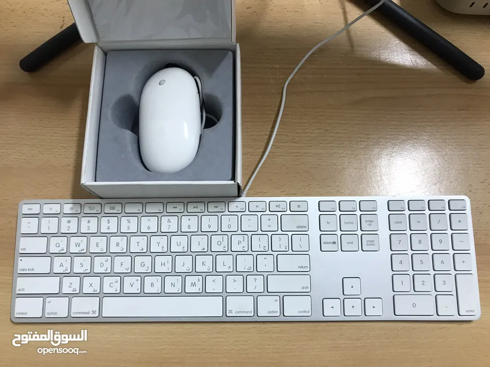 Slim keyboard + wired mouse
