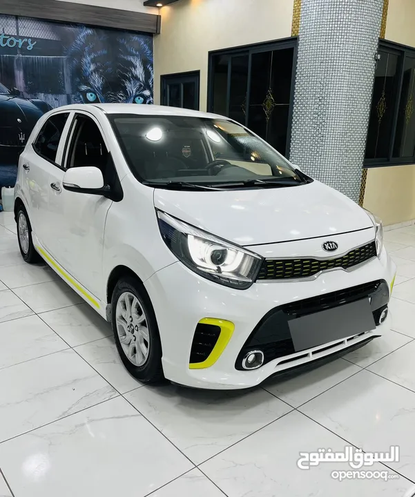 Kia Morning Gt 2020 fulll+ لحق سعر حرق كاش يشمل ترخيص وتامين فلل إضافات طلاء الشركة أضوية ليد وزنون