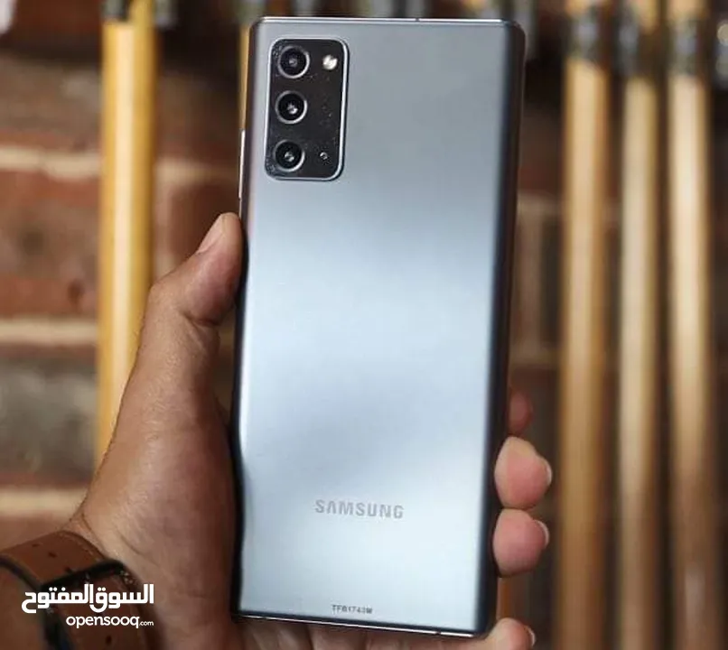 على الفحص Samsung Not 20 رام 16 جيجا 256 أمريكي هدية كفر وشاحن الاصلي متوفر توصيل