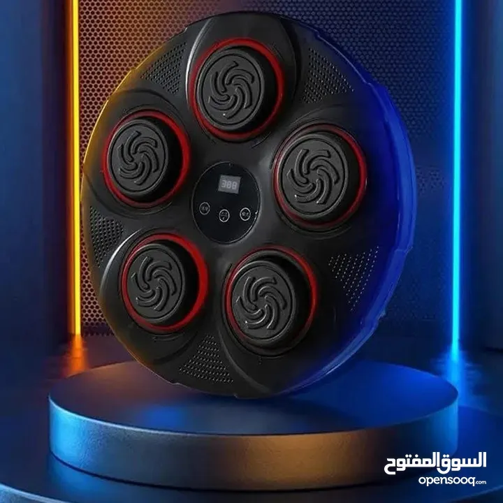 جهاز الملاكمة الموسيقي المثبت على الحائط مع مكبر صوت بلوتوث احدث اصدار