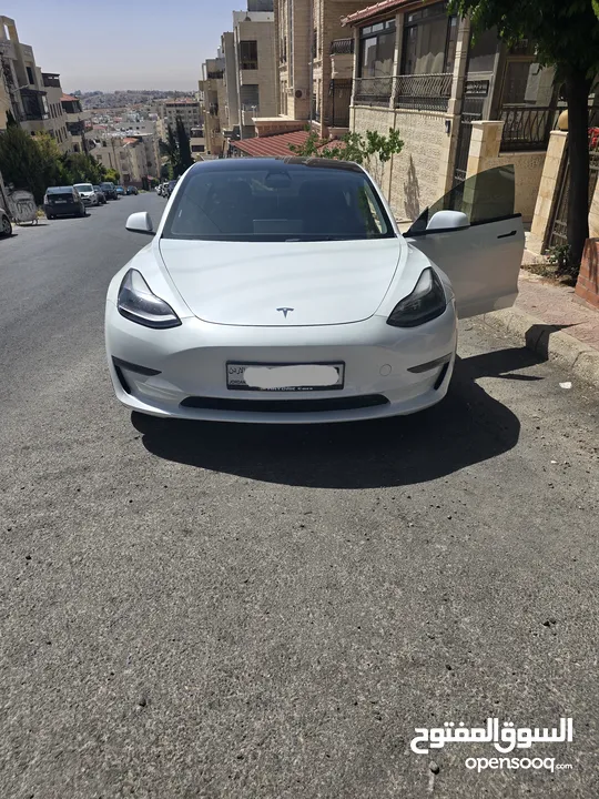 تسلا موديل 3 بحالة وكالة ممشى 15 الف
