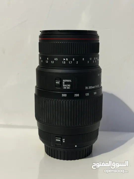 Tamron lens 70-300 red line macro for sale