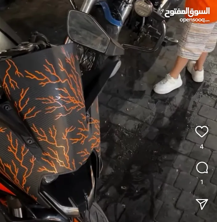 KTM Rc200 الدراجه ما شاء الله
