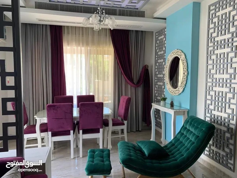 شقة مفروشة  للايجار في عمان -منطقة الرابيه منطقة هادئة ومميزة جدا