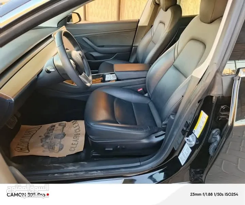 Tesla model 3 2022 standard plus/7 جيد / اتوسكور A/ عداد قليل كاش وبالاقساط