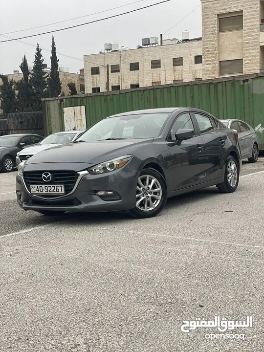 Mazda 3-2018 فل بدون فتحة  فحص كامل جمرك جديد