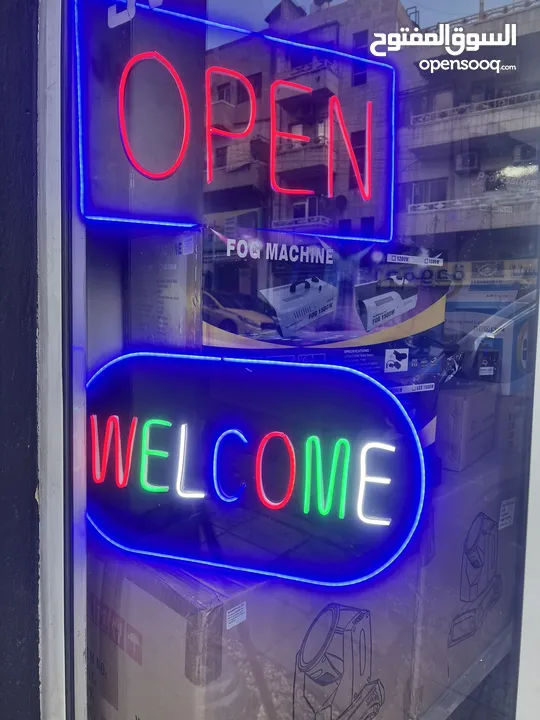 لوحة أوبن open  Welcome