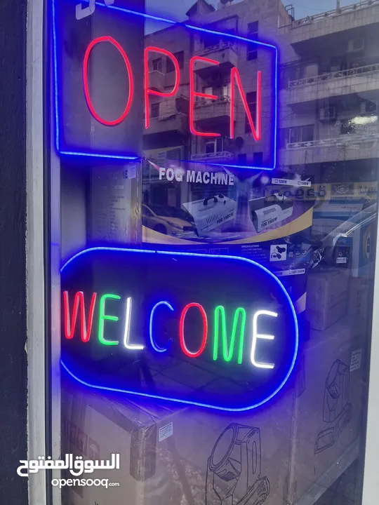 لوحة أوبن open  Welcome