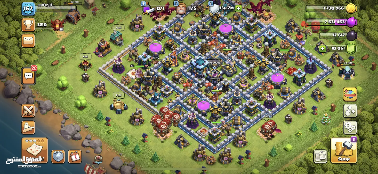 TH13 COC ac for sale - everything almost max