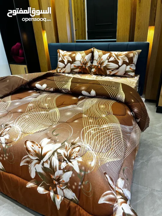 لحاف نفخ صيفي مجوز 6 قطع جودة عالية جدا مع كفالة  المقاسات : اللحاف 250×220 الملف 180×200×25 مع مغيط