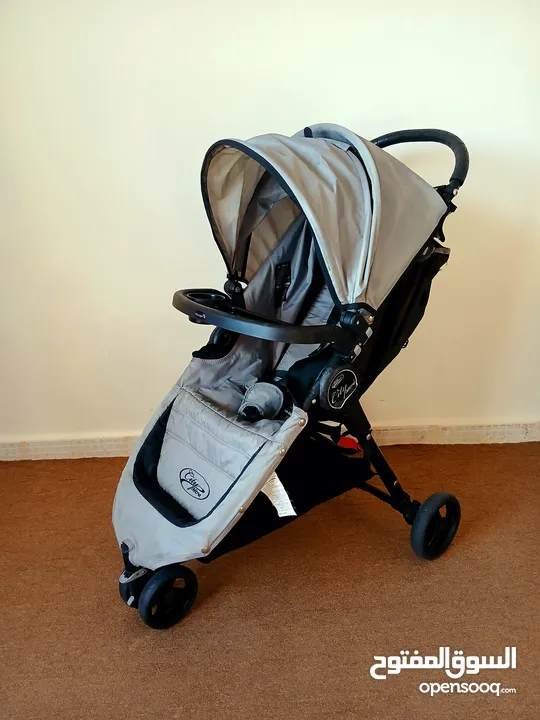 عرباية أطفال ماركة Baby Jogger City micro stroller فرنسيه اصليه سهلة الضب والتنقل  مناسبة للسفر