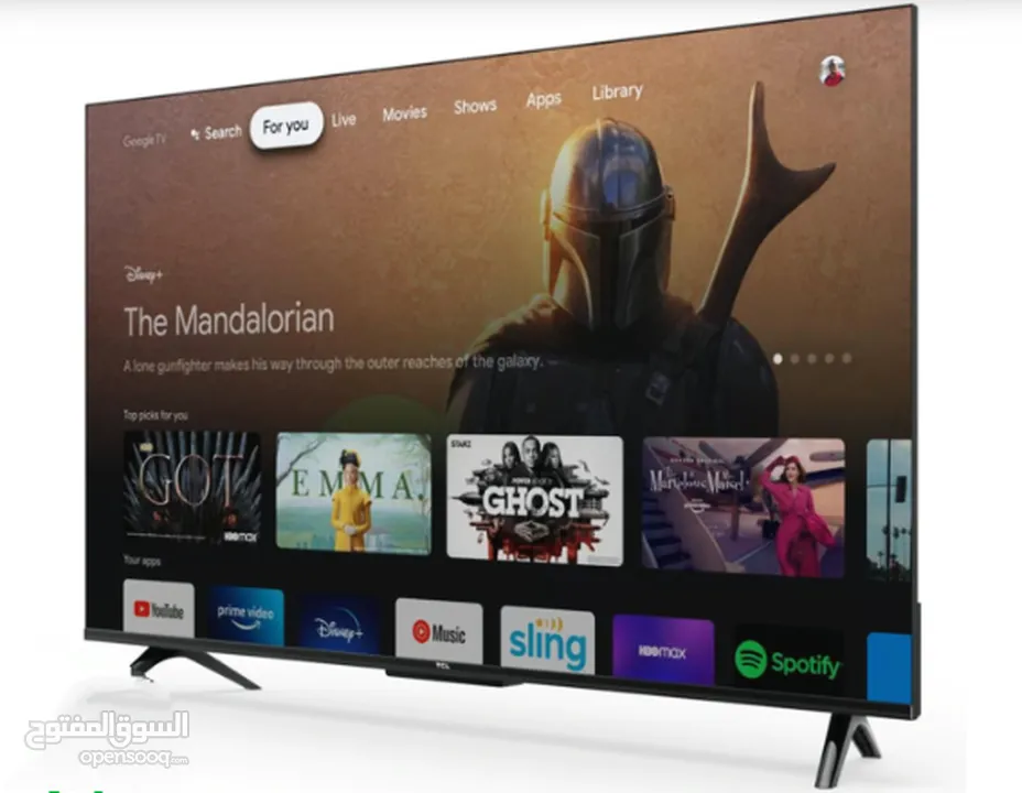TCL 4K HDR Google TV 50P635 50, With warranty