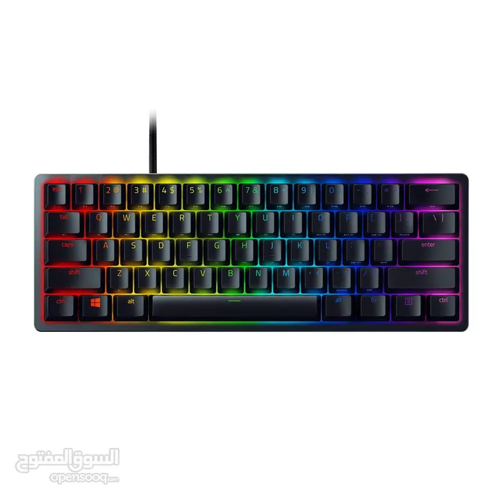 نوع الا فيه انلوق سوتش و رابت ترقير مش عادي razer huntsman mini