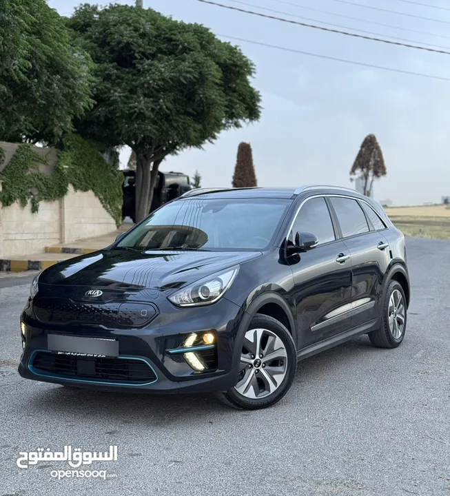 دفعه تبدأ 3300 (قابل للبدل ) كيا نيرو كهرباء 2021 كحلي وارد كوري جمرك جديد فحص كأمل