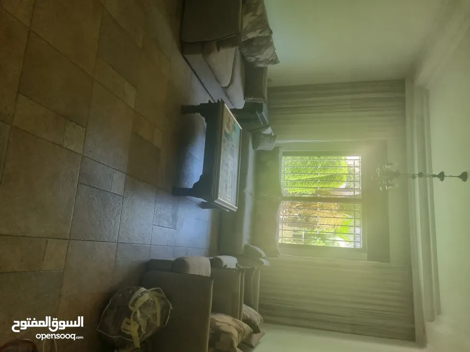 fully furnished ground floor with huge garden and terraces,,separate entrance ..