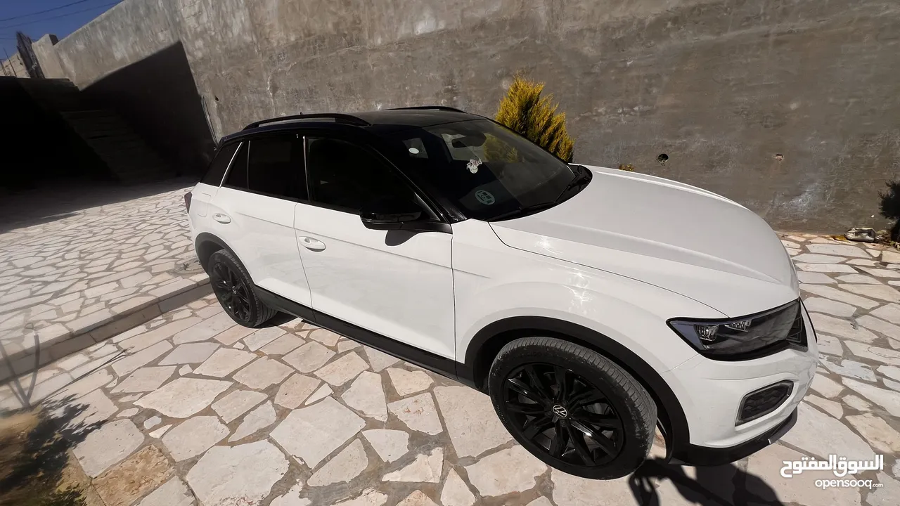 فولكس فاجن تي روك T-Roc 2021 Black Edition كامل الاضافات ما عدا فتحه
