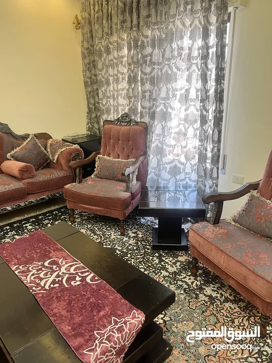 طقم كنب خشب زان