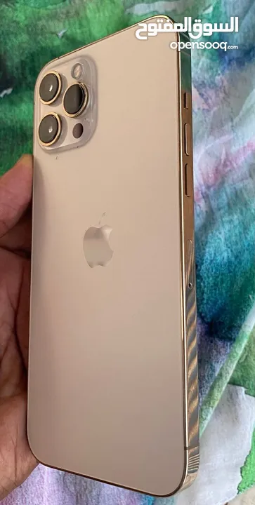 iphone 12 pro max 512GB gold ايفون 12 برو ماكس وارد امريكي لون ذهبي مميز  ذاكره512