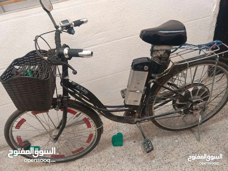 بيع بسكليت ياباني محوله كهربائيه متور 1500 بطارية 48 فولت استعمال بسيط جدا اخت الجديدة