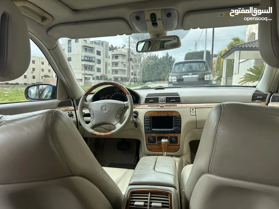 مرسيدس S350 Large - فحص كامل بدون ملاحظات - صيانة وكالة - موديل 2004 - اعلى مواصفات