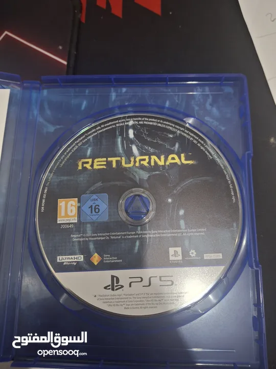 لعبة للبيع returnal جديدة  returnal video game in new condition