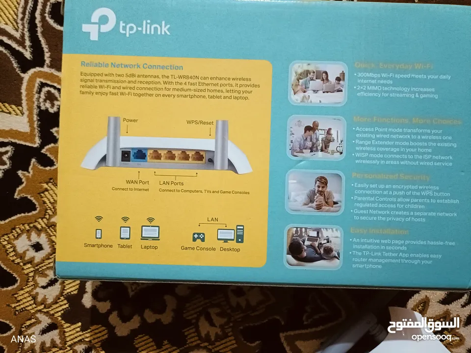 اكسس بوينت tp link  Wireless جديد