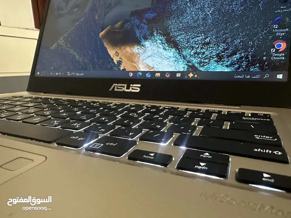 لابتوب اسوس i5 gen8 كيبورد مضيء جهاز سليم بسعرر حررق
