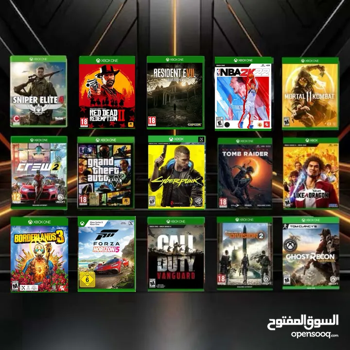 Xbox Game Cd’s for series x & one x/s أقراص ألعاب إكس بوكس