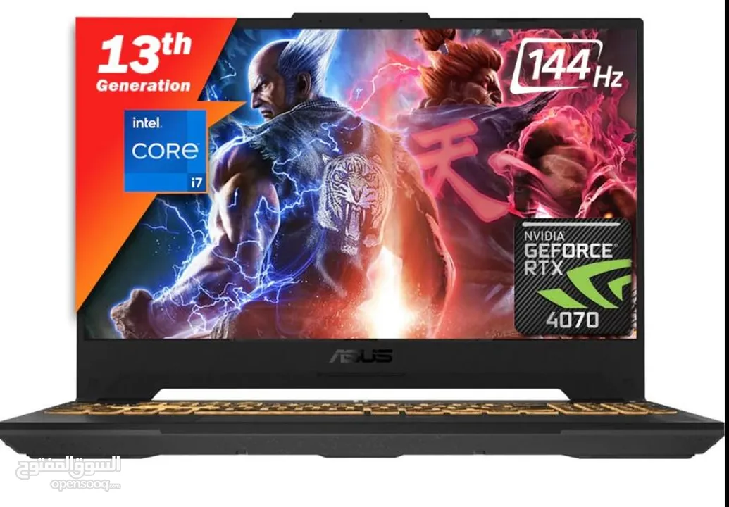 Laptop ASUS TUF Gaming F15 13th Gen Intel Core i7-13620H 10-Cores Processor NVIDIA RTX