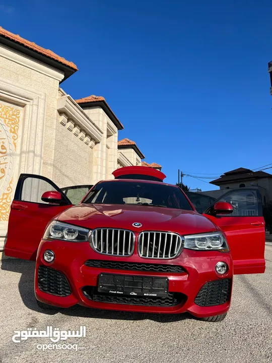 BMW X4 ام بكيج شركه ماطور 2000 بنزين توين تيربو . موديل 2015 ماشي 80000 فقط عداد حقيقي 4×4